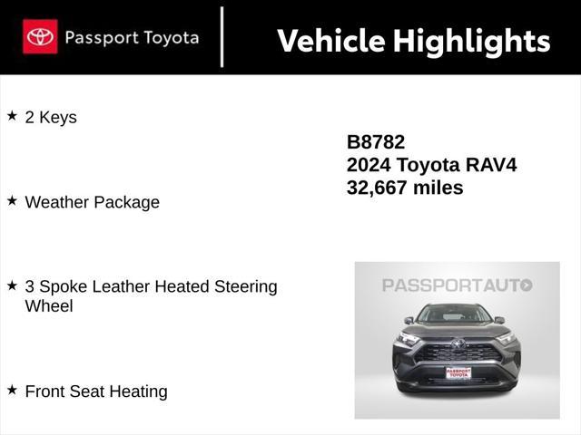 used 2024 Toyota RAV4 car, priced at $32,000