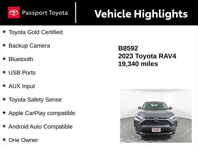 used 2023 Toyota RAV4 car, priced at $27,947