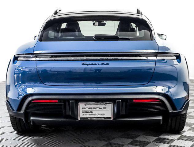 used 2025 Porsche Taycan car, priced at $142,981