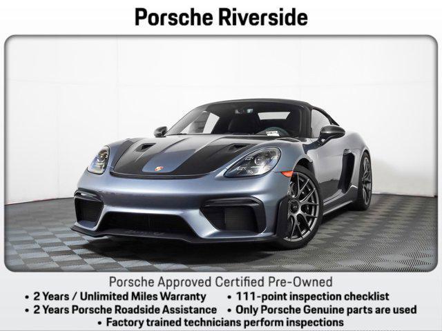 used 2024 Porsche 718 Spyder car, priced at $232,981