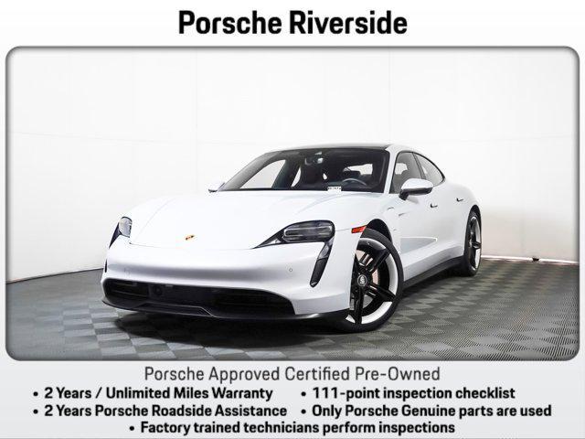 used 2022 Porsche Taycan car, priced at $63,881