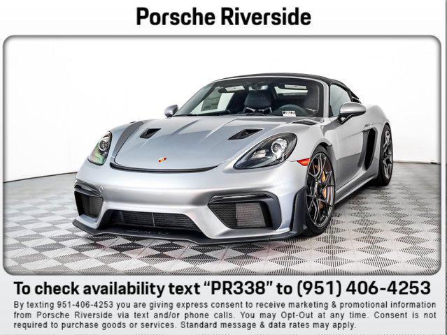 new 2025 Porsche 718 Spyder car
