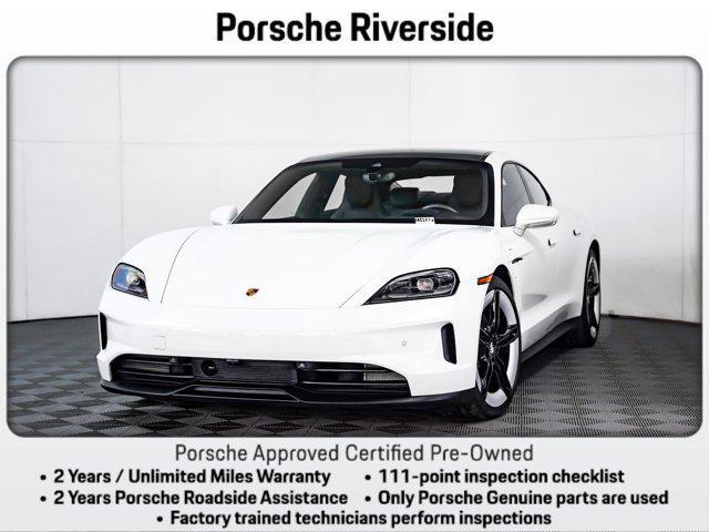 used 2025 Porsche Taycan car, priced at $104,981