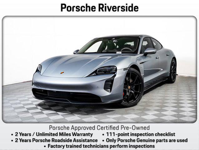 used 2022 Porsche Taycan car, priced at $91,881