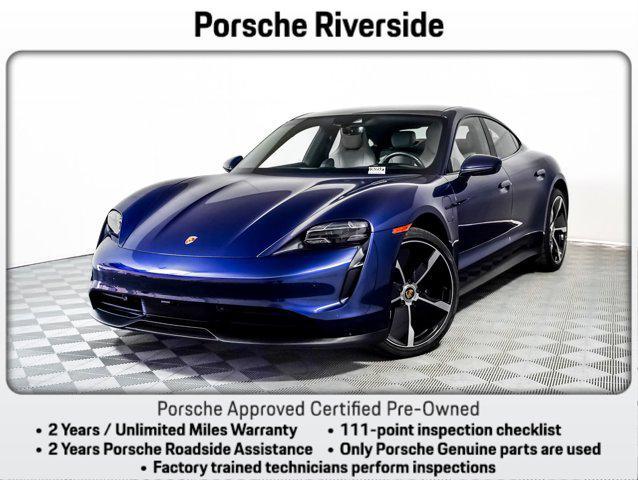 used 2022 Porsche Taycan car, priced at $83,381