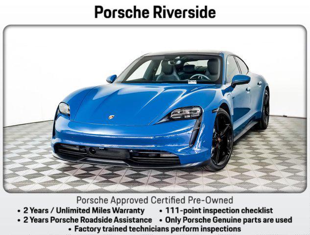used 2022 Porsche Taycan car, priced at $56,981