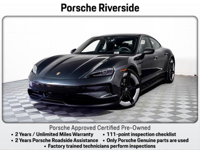 used 2025 Porsche Taycan car, priced at $124,981