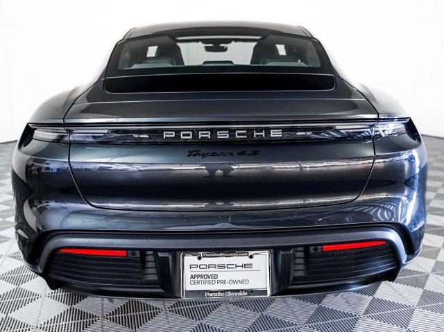 used 2025 Porsche Taycan car, priced at $124,981