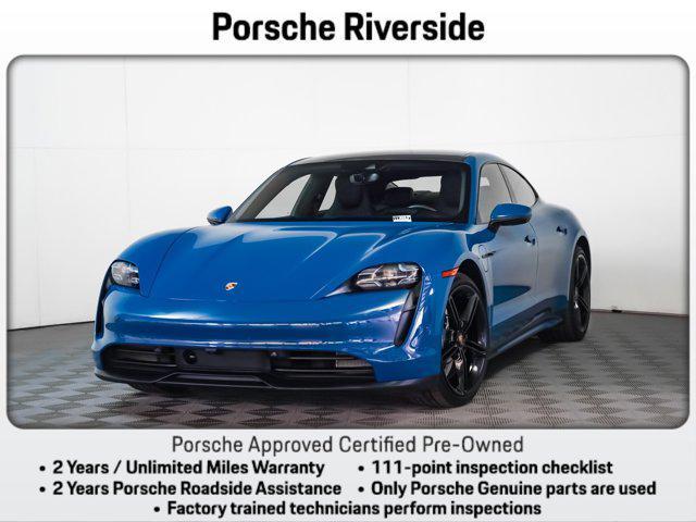 used 2021 Porsche Taycan car, priced at $72,881