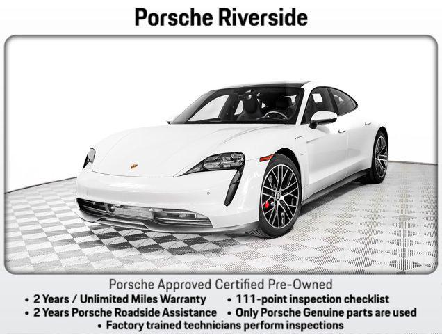 used 2021 Porsche Taycan car, priced at $68,881