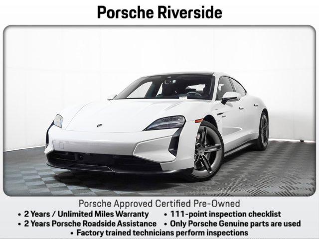 used 2025 Porsche Taycan car, priced at $169,981