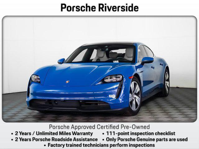 used 2022 Porsche Taycan car, priced at $55,881