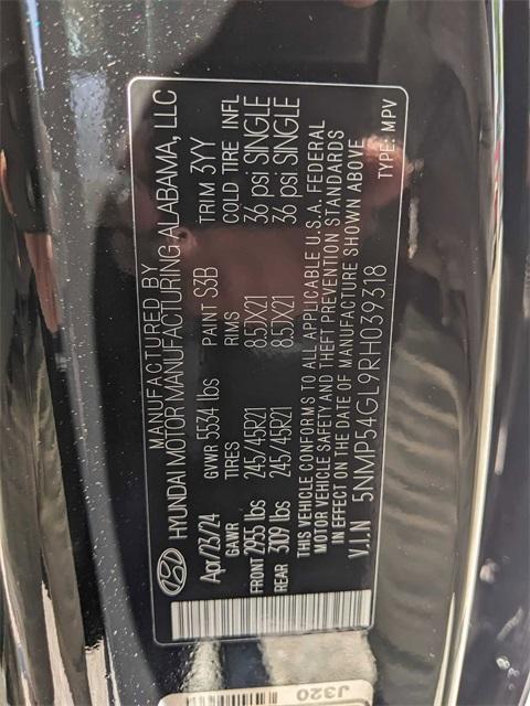 new 2024 Hyundai Santa Fe car, priced at $48,380