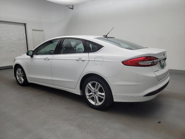 used 2018 Ford Fusion car, priced at $15,695