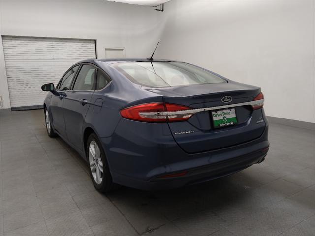 used 2018 Ford Fusion Hybrid car, priced at $14,695