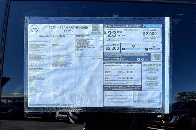 new 2025 Nissan Pathfinder car, priced at $38,890