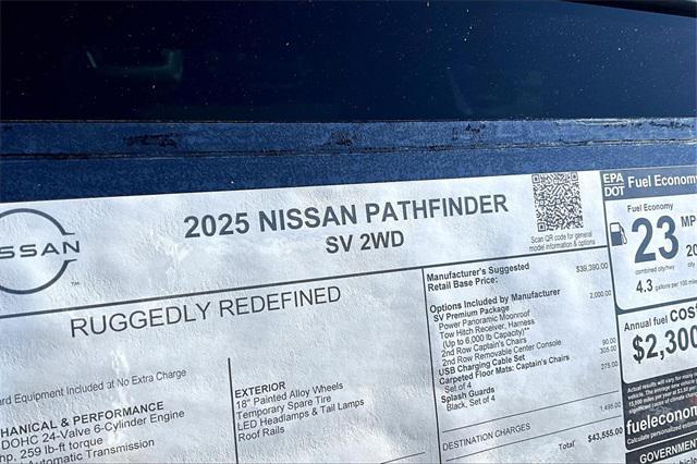 new 2025 Nissan Pathfinder car, priced at $38,890