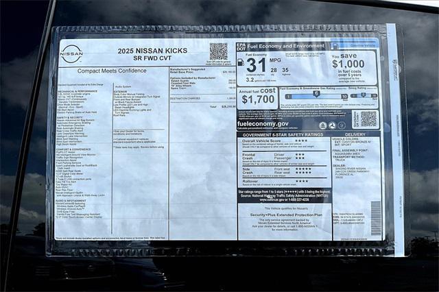 new 2025 Nissan Kicks car, priced at $28,210