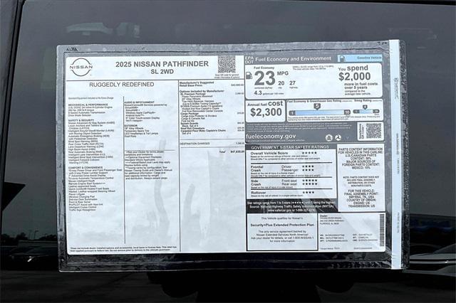 new 2025 Nissan Pathfinder car, priced at $39,931