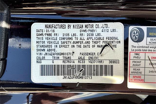used 2016 Nissan 370Z car, priced at $22,900