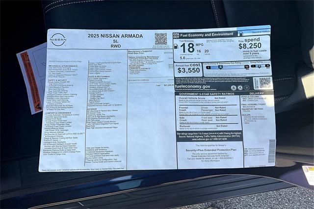 new 2025 Nissan Armada car, priced at $67,240