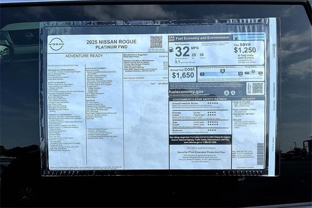 new 2025 Nissan Rogue car, priced at $39,984
