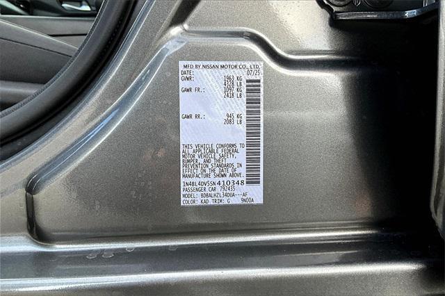 new 2025 Nissan Altima car, priced at $30,445