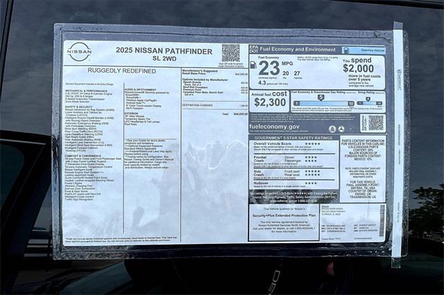 new 2025 Nissan Pathfinder car, priced at $37,326