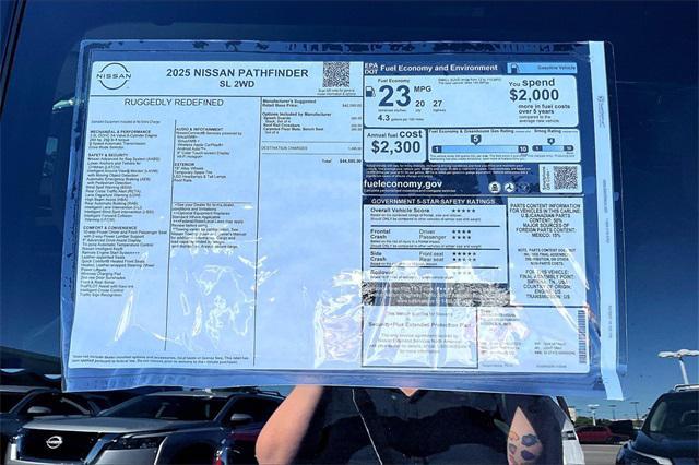 new 2025 Nissan Pathfinder car, priced at $37,027