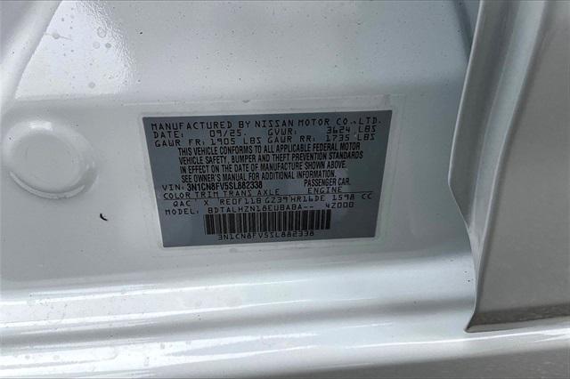 new 2025 Nissan Versa car, priced at $22,750