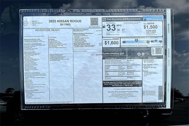 new 2025 Nissan Rogue car, priced at $32,319