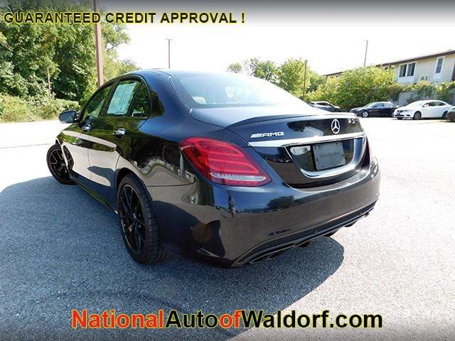 used 2018 Mercedes-Benz AMG C 43 car, priced at $26,495