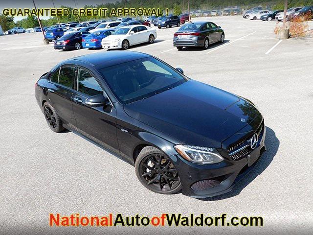 used 2018 Mercedes-Benz AMG C 43 car, priced at $26,495