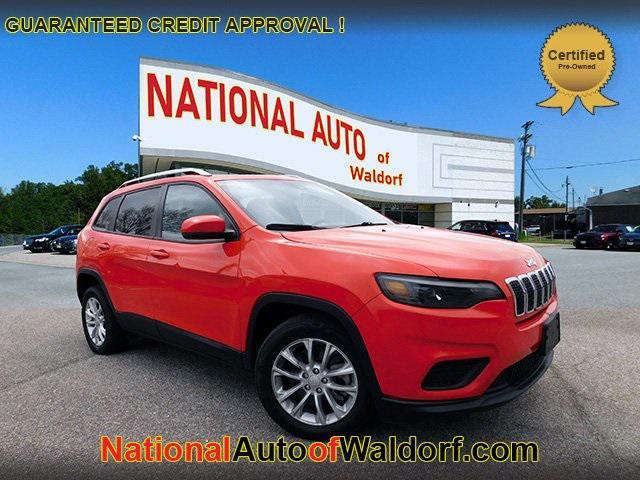 used 2021 Jeep Cherokee car, priced at $17,495