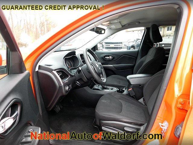 used 2021 Jeep Cherokee car, priced at $17,495