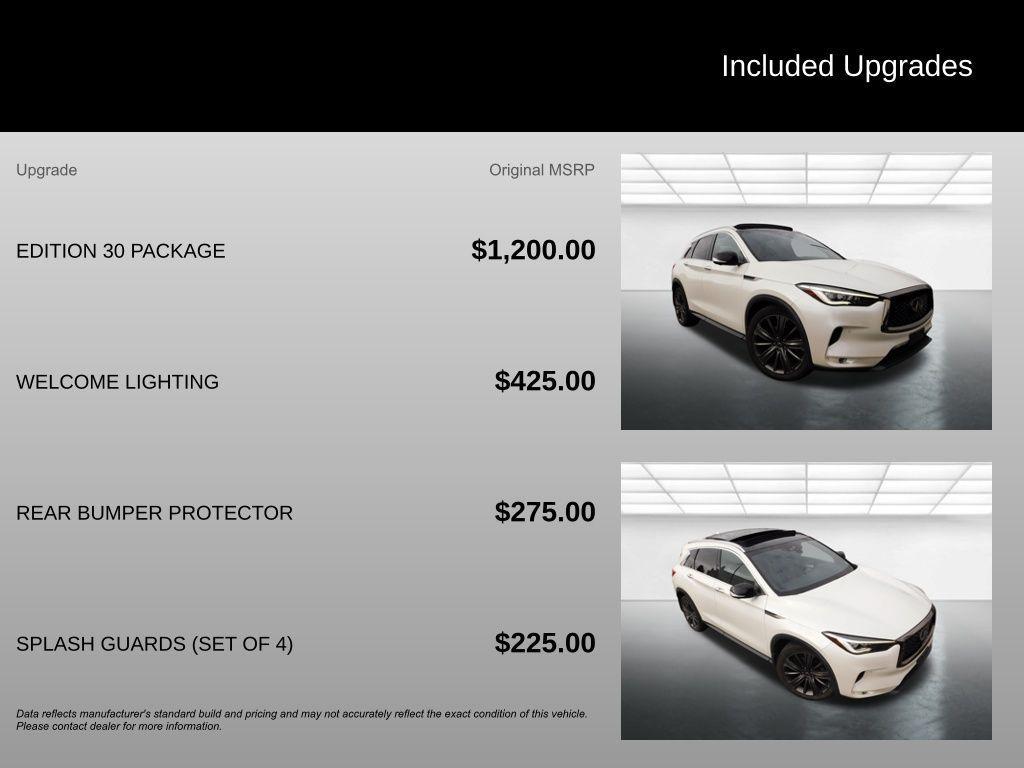 used 2020 INFINITI QX50 car, priced at $18,995