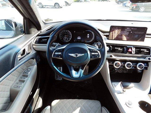 used 2022 Genesis G70 car, priced at $29,995