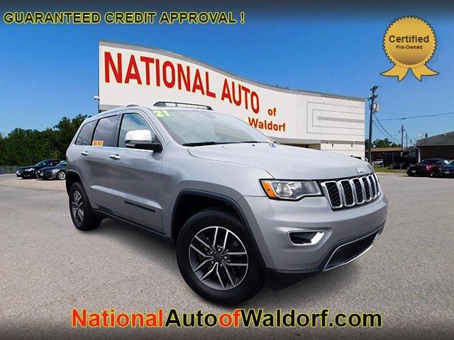 used 2021 Jeep Grand Cherokee car, priced at $21,500