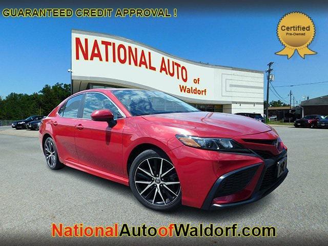 used 2021 Toyota Camry car, priced at $17,500