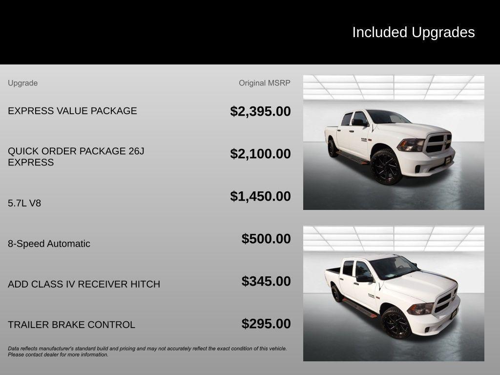 used 2018 Ram 1500 car, priced at $22,933