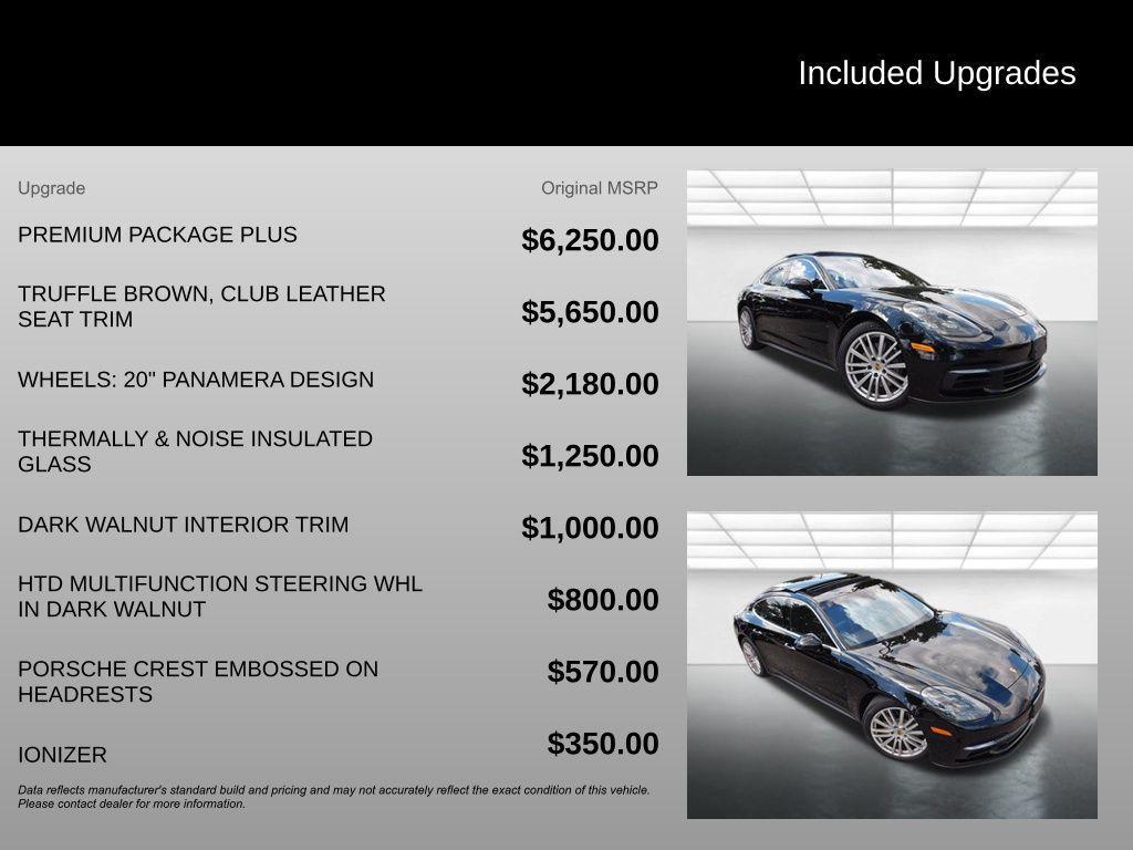 used 2020 Porsche Panamera car, priced at $46,995