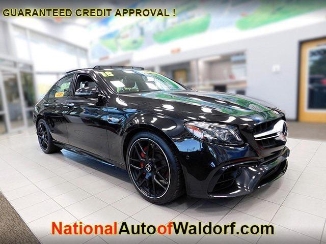used 2018 Mercedes-Benz AMG E 63 car, priced at $42,895