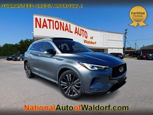 used 2021 INFINITI QX50 car, priced at $22,895