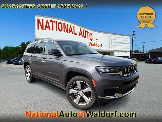 used 2021 Jeep Grand Cherokee L car, priced at $26,895