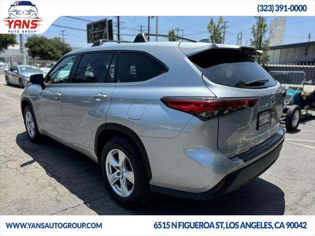 used 2021 Toyota Highlander Hybrid car, priced at $19,755