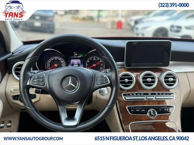 used 2018 Mercedes-Benz C-Class car, priced at $16,995