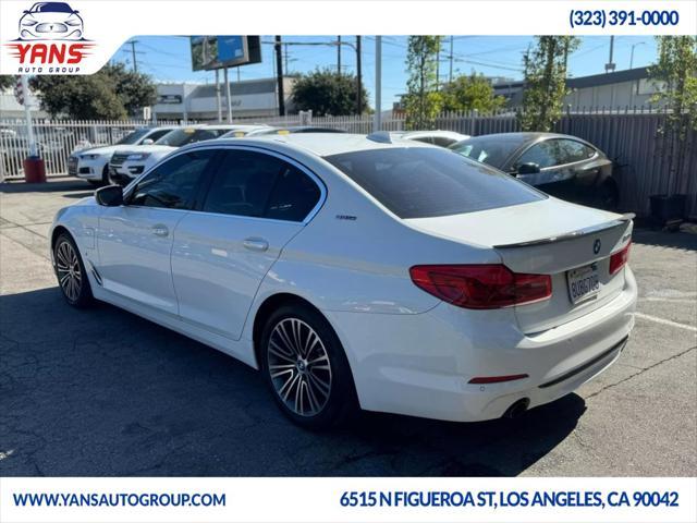 used 2018 BMW 530e car, priced at $20,995