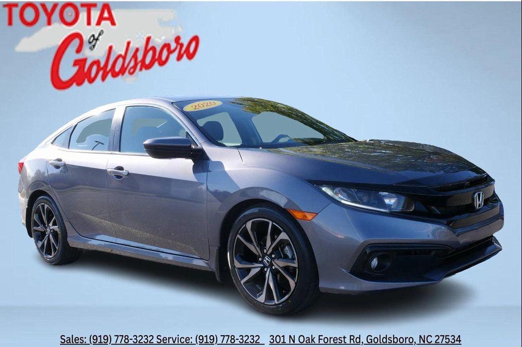 used 2020 Honda Civic car, priced at $18,299