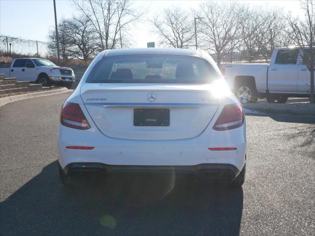 used 2018 Mercedes-Benz AMG E 63 car, priced at $64,999