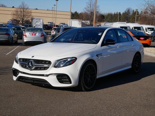 used 2018 Mercedes-Benz AMG E 63 car, priced at $64,999